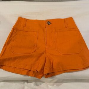 Maeve Colette orange shorts by Anthropologie Size 26